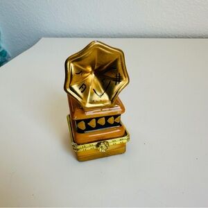 Victrola Record Player Trinket Box